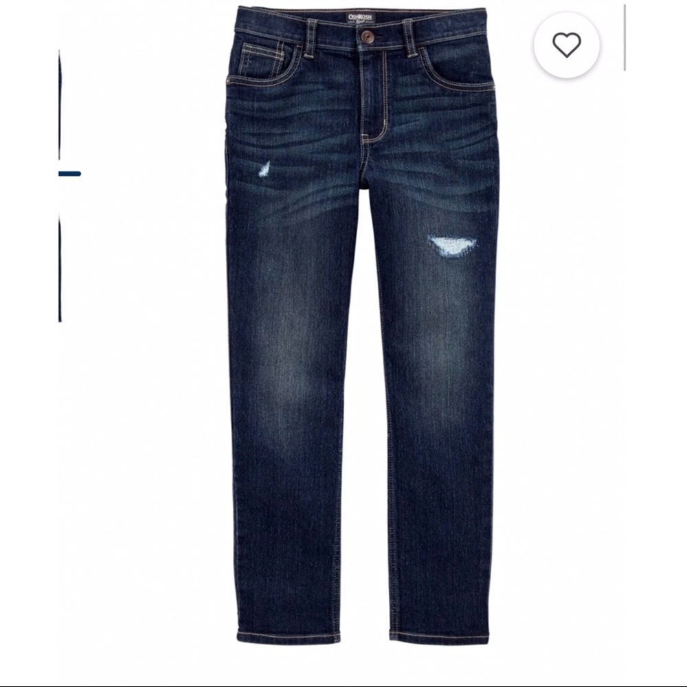 Oshkosh Bgosh Boys Skinny Jeans In Rinse Wash